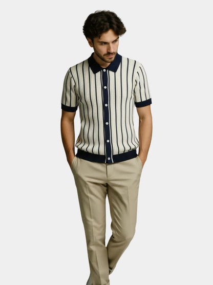 Atlantic Frame Knit Polo