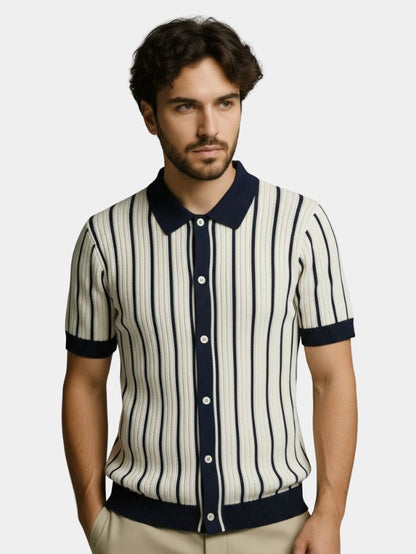 Atlantic Frame Knit Polo