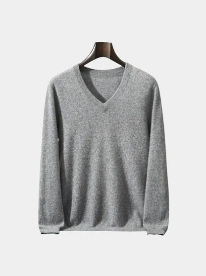 Men’s Cashmere Sweater – Neck Knitwear Soft Luxury Knit SPECTER