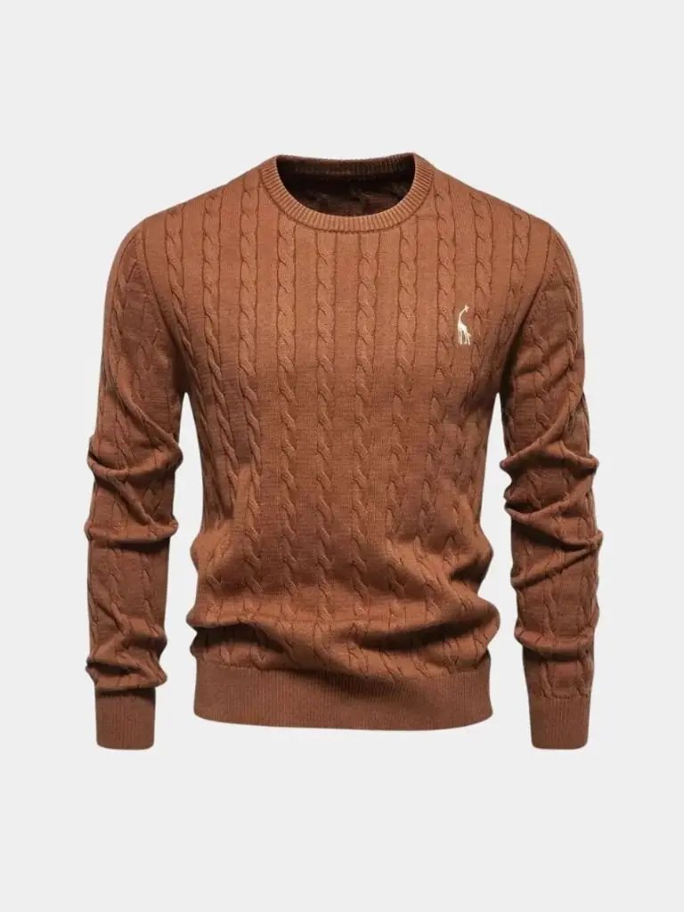 Men’s Knit Sweater – Cotton Crew Neck Casual Everyday Knitwear SPECTER
