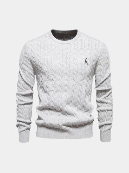Men’s Knit Sweater – Cotton Crew Neck Casual Everyday Knitwear SPECTER