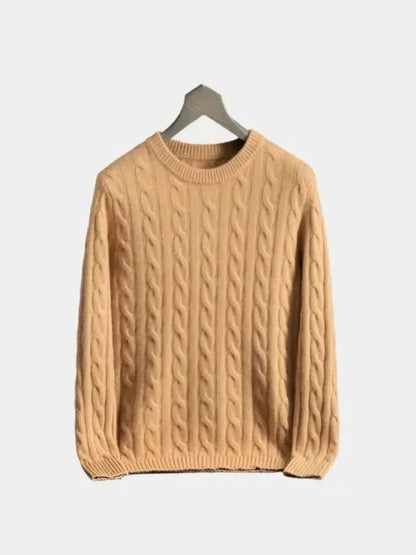 Men’s Cashmere Sweater – Essential Soft Luxury Knit SPECTER