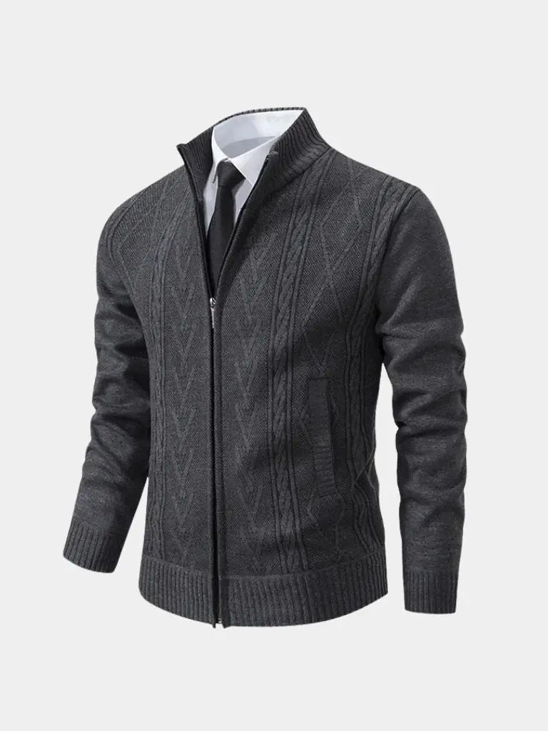 Men’s Knit Sweater – Essential Old Money Casual Everyday Knitwear SPECTER