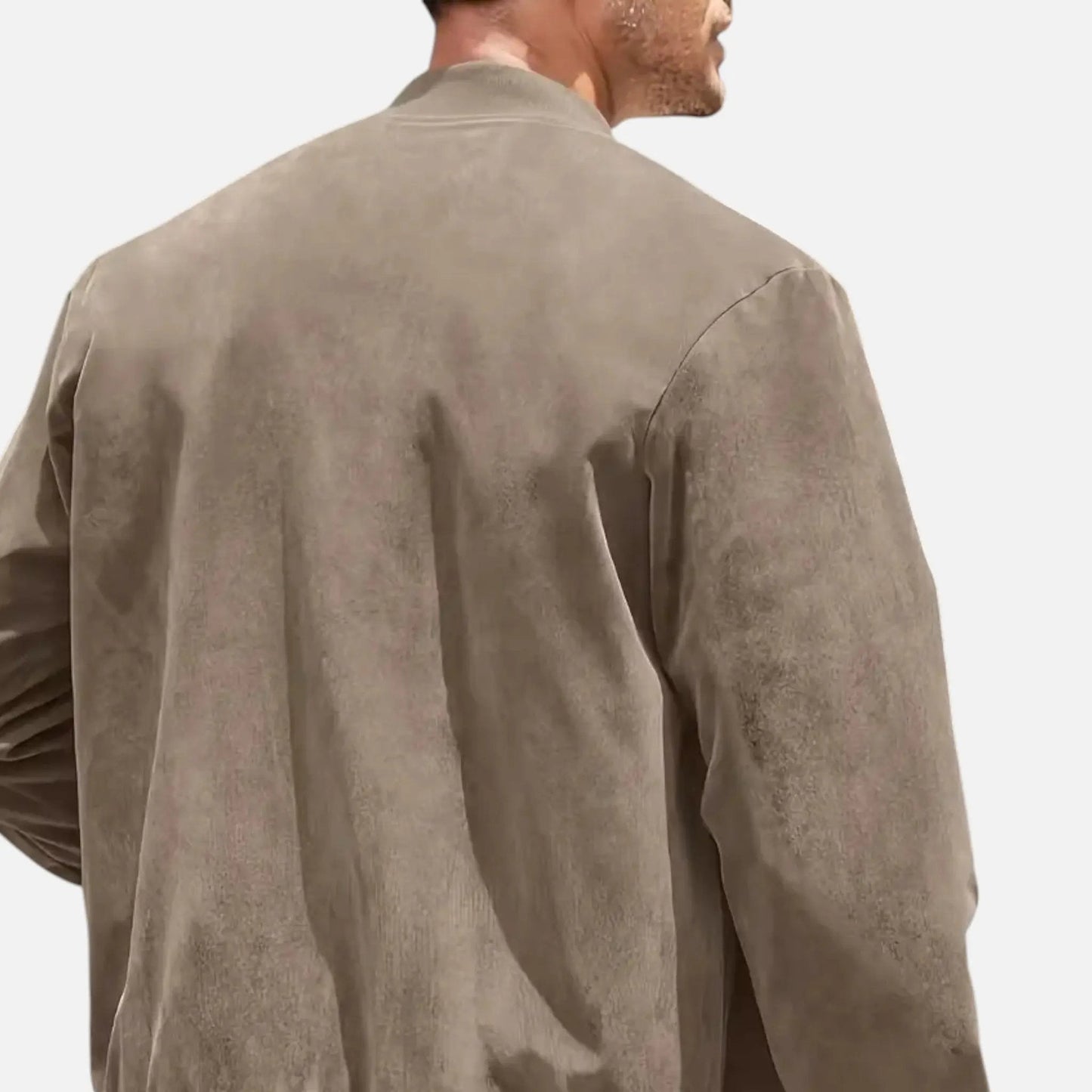 Men’s Bomber Jacket – Solenne Lightweight Vintage Modern Streetwear Fit SPECTER