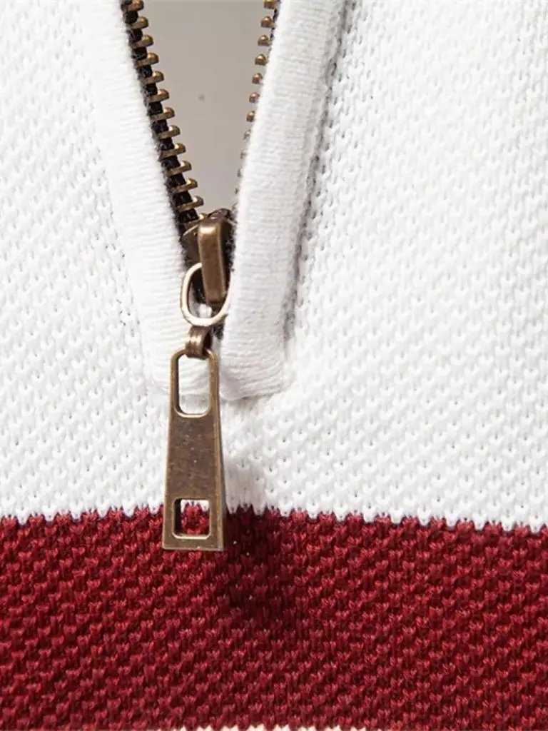 Men’s Knit Sweater – Quarter Zip Jumper Casual Everyday Knitwear SPECTER