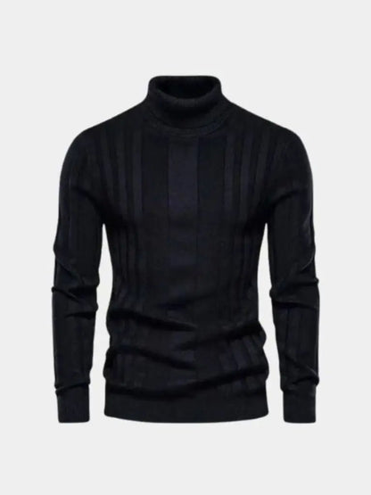 Men’s Knit Knit Sweater – Turtleneck Knitwear Pullover Casual Everyday Knitwear SPECTER